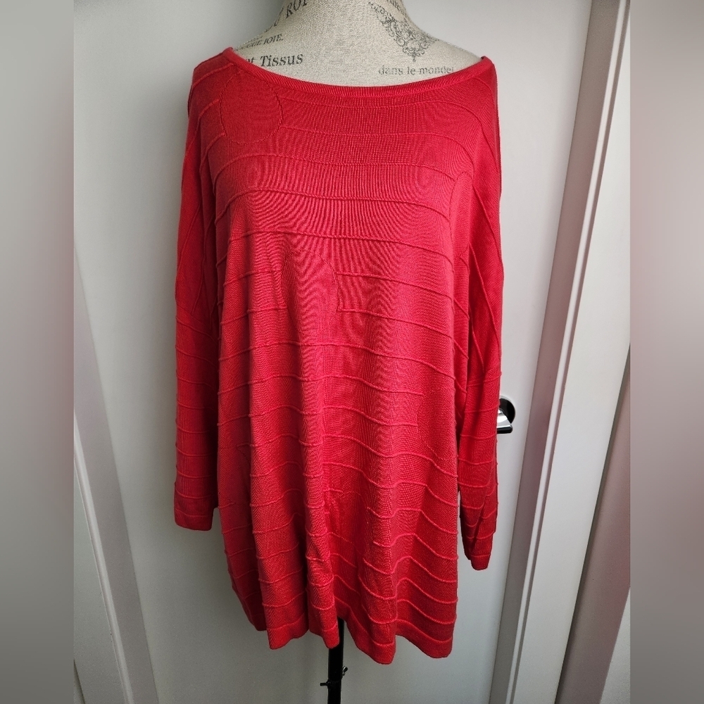 Geometric Knit Sweater Top